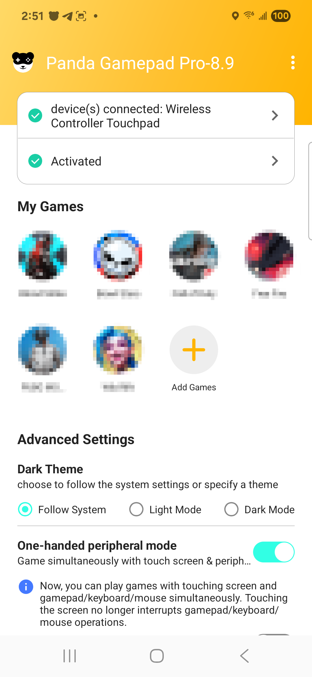 Panda Gamepad Pro mod apk screenshot 1