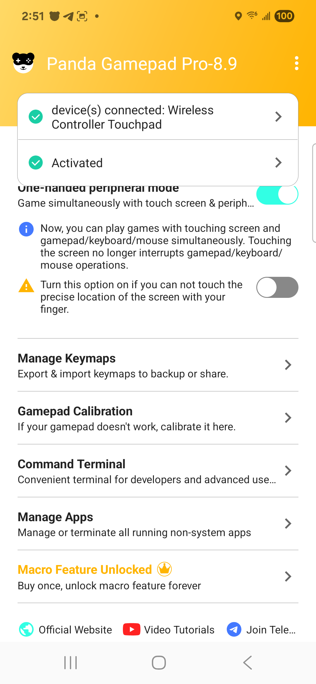 Panda Gamepad Pro mod apk screenshot 2