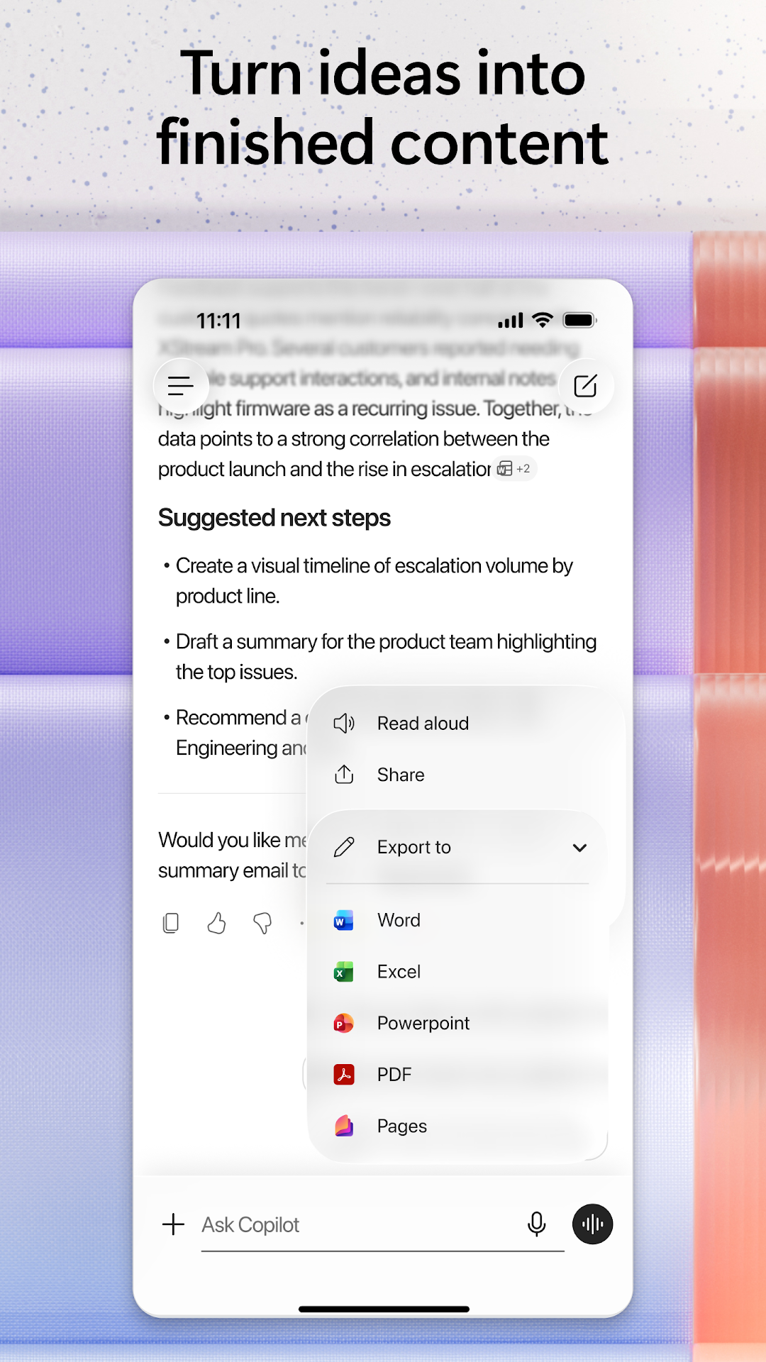 Microsoft 365 Copilot screenshot 3