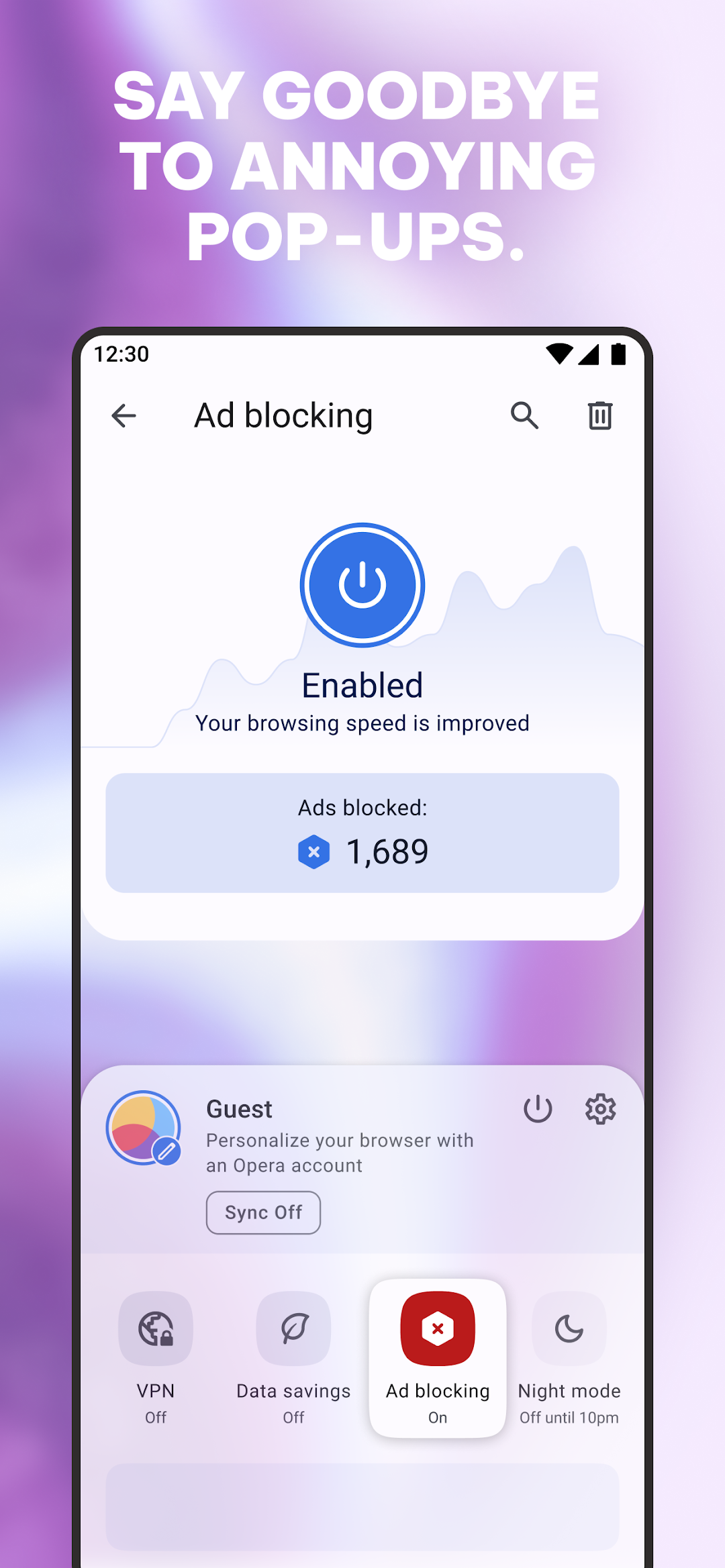 Opera: Private Web Browser mod apk screenshot 3