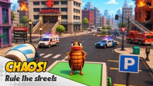 Cockroach Prank City Chaos MOD APK